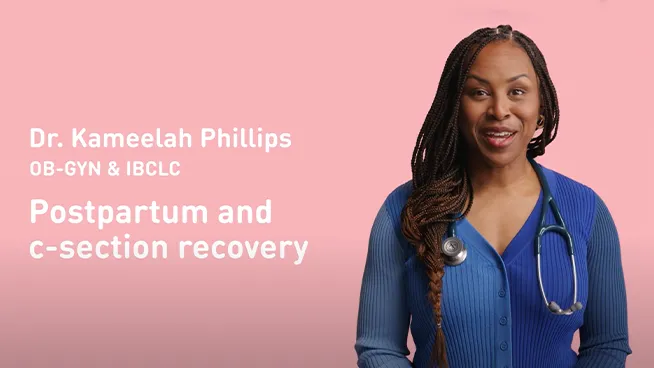 Dr. Kameelah Phillips OB-GYN and IBCLC Postpartum and c-section Recovery