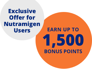 Exclusive Offer for Nutramigen Users, earn up to 1,500 bonus points