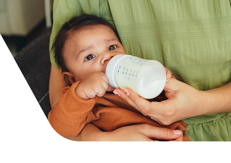 Mixed breast and orders bottle feeding