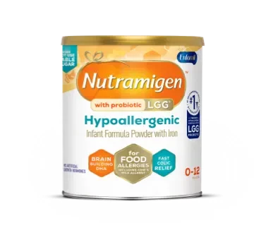 Nutramigen® con fórmula infantil hipoalergénica probiótica LGG®