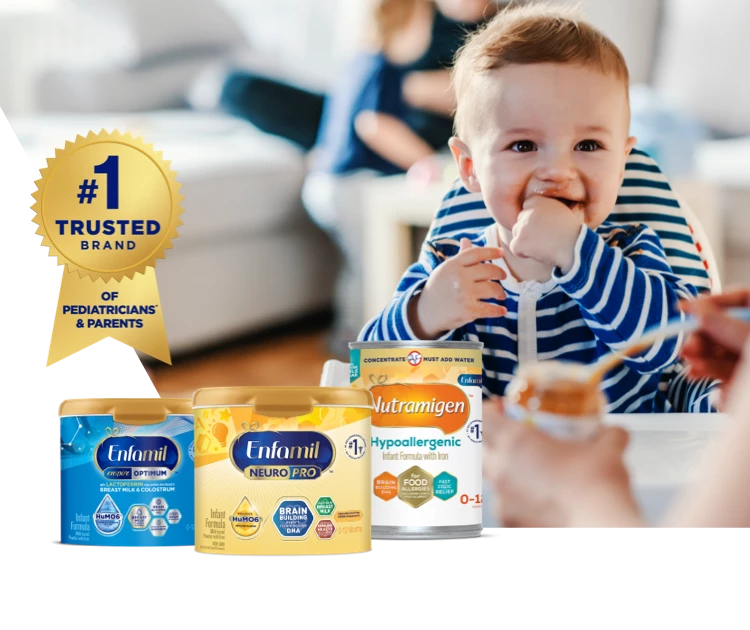 Here's everything that comes inside The Wonder Box that you receive close  to baby's due date when you sign-up for Enfamil Family Beginnings*. It's  all free and includes formula samples, discount checks
